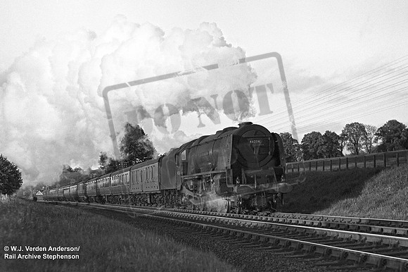 46234 1960s approaching Auchterarder