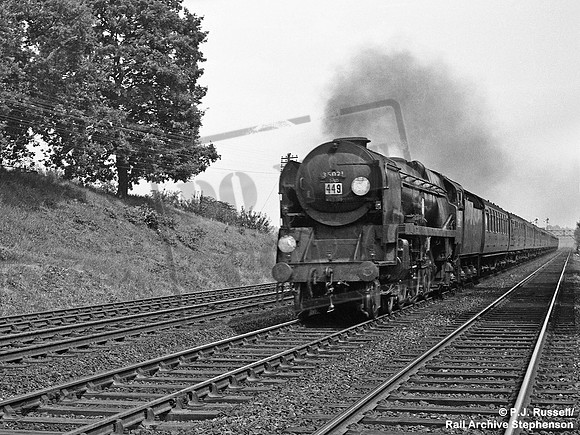 35021 1960s near Fanborough