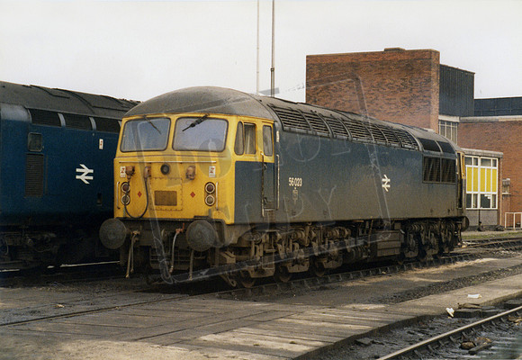 56023 1985-03-15 Saltley shed