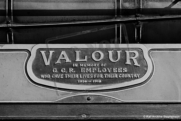 6165 1920s nameplate