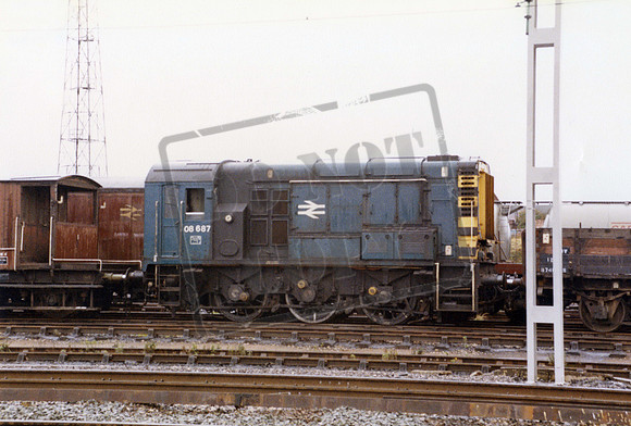 08687 1984-10-19 Bescot Yard