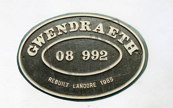 08992 1986-06-22 Llanelli SP Nameplate