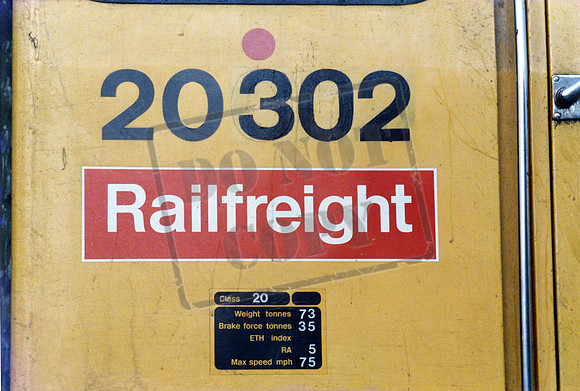 20302 1986-10-04 Bescot Data panel