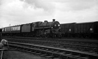 76054 1960c Departing Salisbury eastbound   (subway bridge parapet left)-ROneg-1706-364