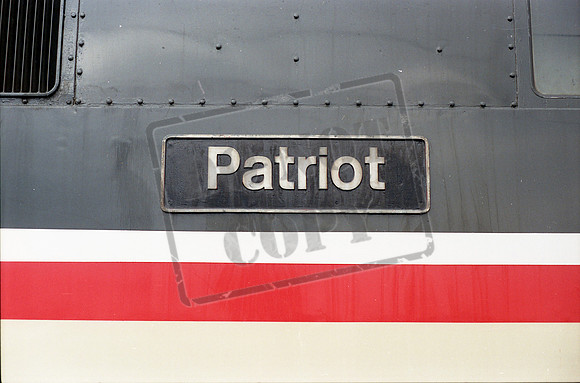 87003 Patriot nameplate no details