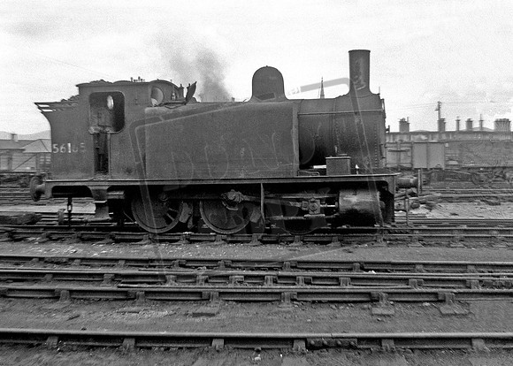 56165 1950s Greenock Ladyburn shed
