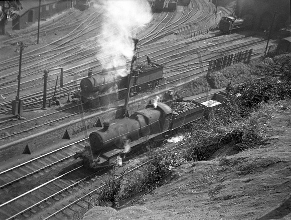 2873 1947-07-22 Worcester on freight from Hereford-ROneg-1902-BWB-614