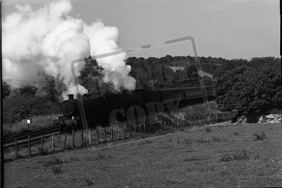 4904 1950s Dainton on Down train with 7921-ROneg-1506-138