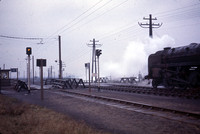 9F Stallingborough. Kiln Lane Level Crossing on the GC Grimsby to Immingham tramwayinteresting crossing-ROS1382-014a