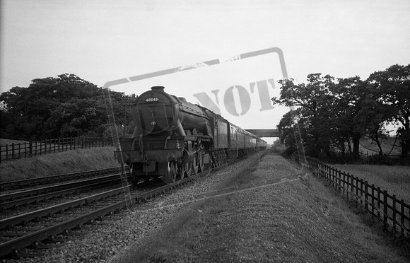 60048 1950s Eaton Wood Retford down express-ROneg-4418