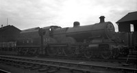 936 1937 Nottingham shed rebuilt curved top tender-ROneg-613