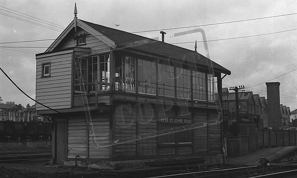 Signal box 1960s Ryde St Johns-ROneg-012