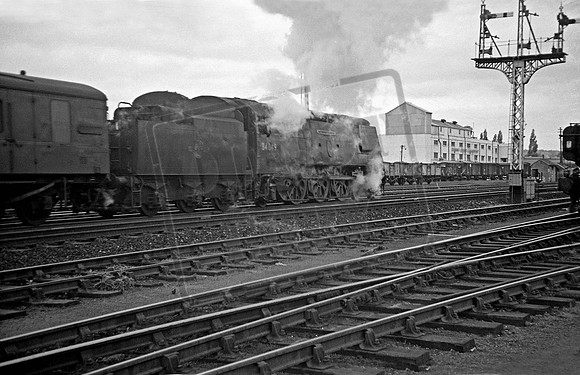 34049 1960s passing Salisbury carriage sidings