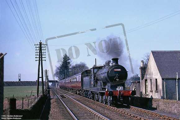 54465 1962-04-23 Eassie, between Coupar Angus and Forfar