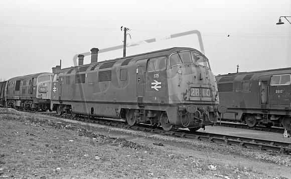 D825 D815 D6331 1971-05-05 Exeter Shed