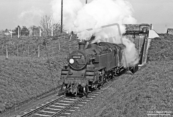 82025 1960-04-16 Sidmouth Junction