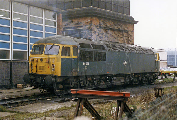 56023 1987-01-02 Saltley shed