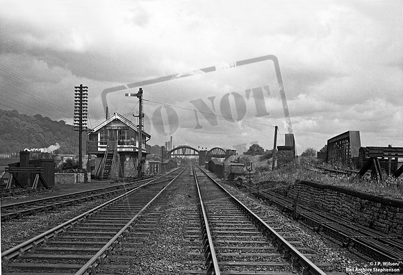 Signal Box 1954-08-07 GNR Trent Lane Junction