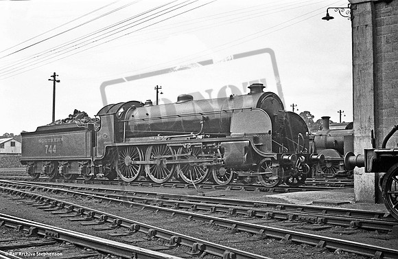 744 1930s Exmouth Junction shed