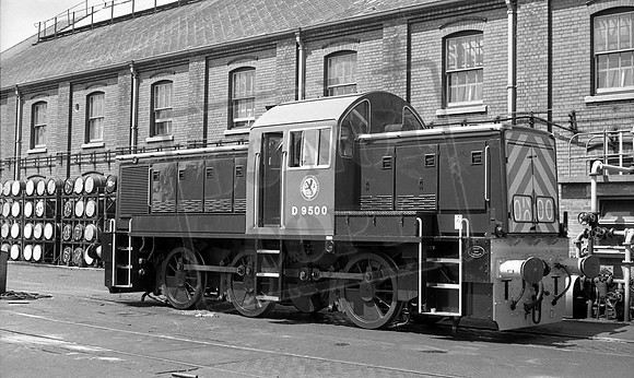 D9500 1964-06-21 Swindon Works