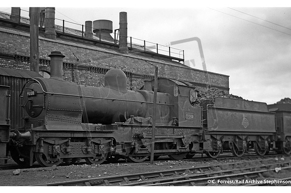 9001 1952-06-29 Oswestry shed