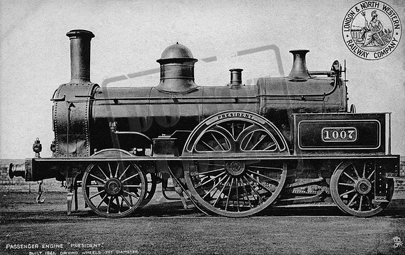 LNWR 1007 1880c where