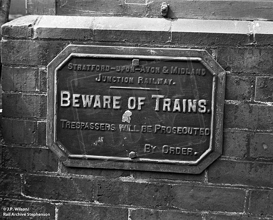 Sign 1956-04-29 Stratford on Avon