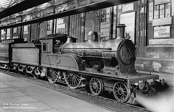 NER 1901 1900s Carlisle Citadel station.