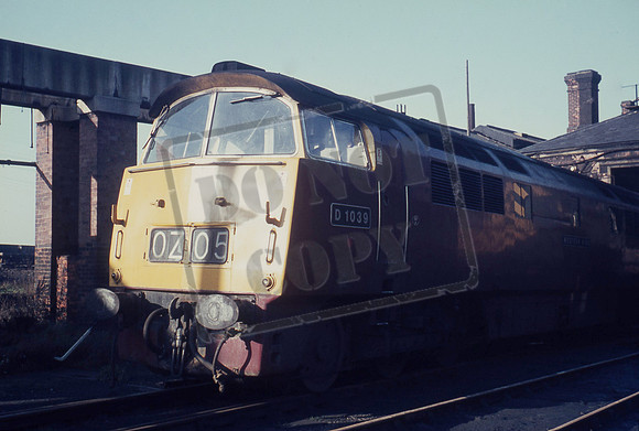 D1039 1969 Swindon