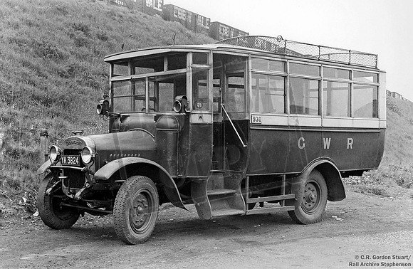 GWR Bus 1920s where?