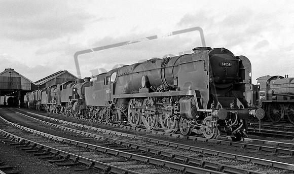 34056 1965 Eastleigh shed