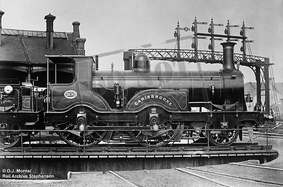 LBSCR 2-4-0 206 1880c Eastbourne