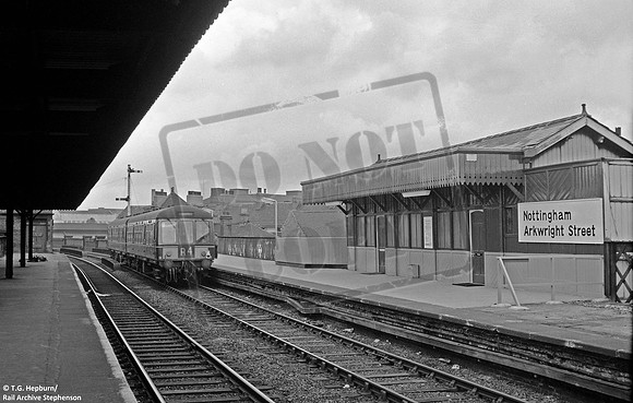 DMU E50xxx 1967c Nottingham Arkwright Street