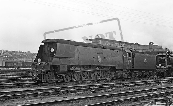 34074 1958-09-03 Exmouth Junction shed