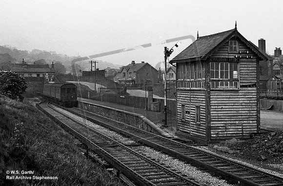 LYR Signalbox 1950c Holcombe Brook