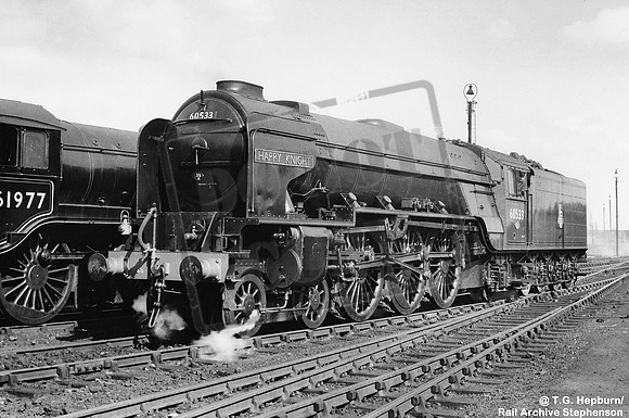 60533 1950s Grantham shed