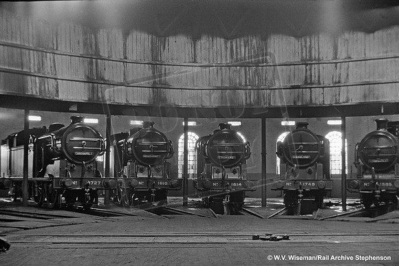GNR 1727 1922 Kings Cross shed