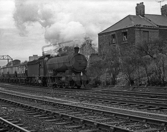 63456 1960s North East Gateshead on the Bensham avoiding line