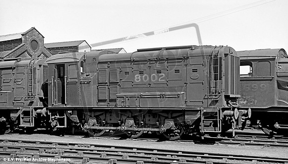 LNER 8002 1948-05 March shed