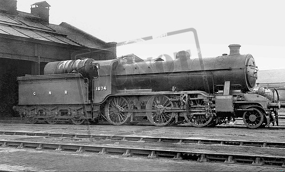 GNR 1674 1921-09-10 King's Cross Top Shed