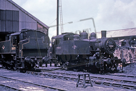 30067 1965-06-03 Eastleigh shed