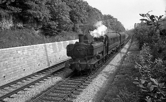 9672 1960s Approaching south end of Kemble Tunnel
