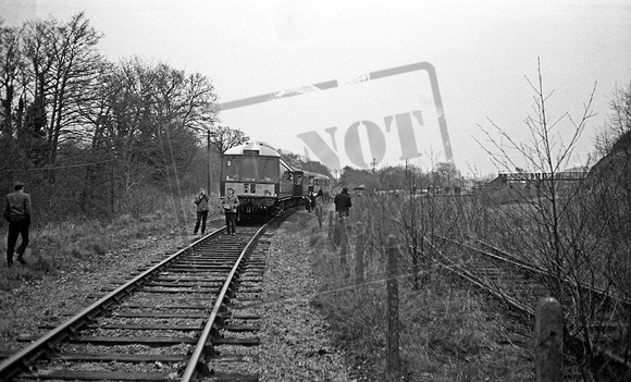 DMU W50838 1967-04-01 Glascoed ROF sidings