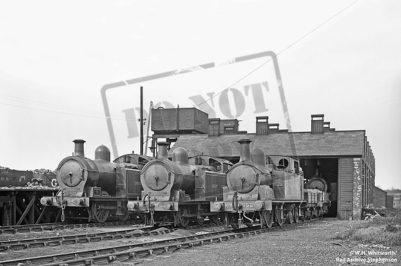 GCR 1152B 1920c Tuxford LD&ECR shed
