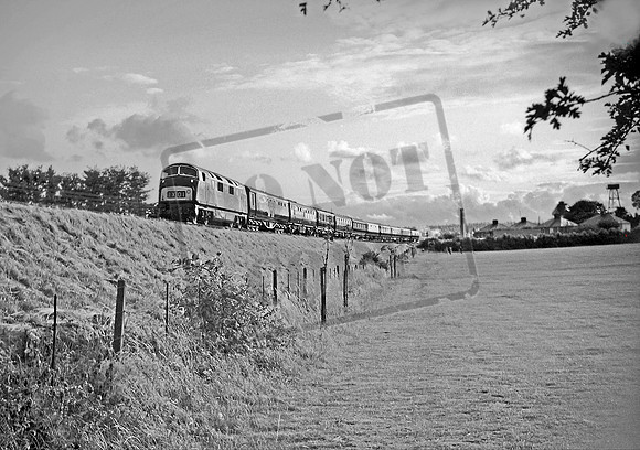 D806 Royal Train 1966-07-14 Exeter Polsloe