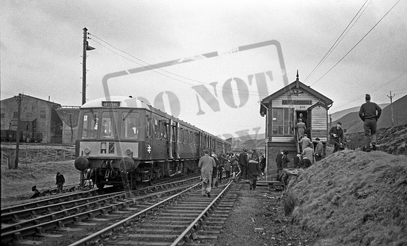 DMU W50891 1967-04-01 Blaenavon Furnace Sidings
