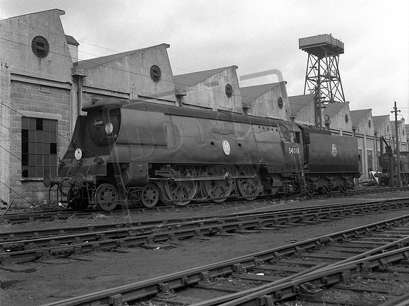 34061 1950s Exmouth Junction