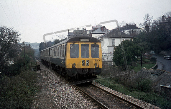 DMU W51062 1976-02-06 Falmouth branch