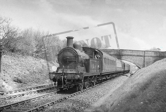 31193 1950s Nr Lyghe Halt