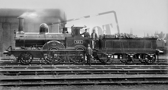LNWR 821 1890s Doncaster L&NWR MPD
